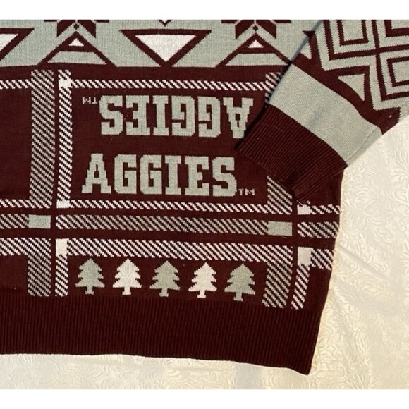 Texas A&M University Crew Neck Sweater XL - Picture 3 of 7